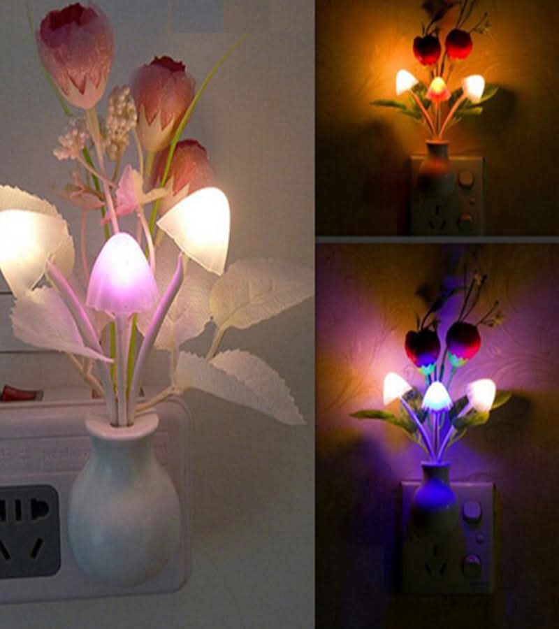 LED Sensor Mushroom Night Light! 🍄💡