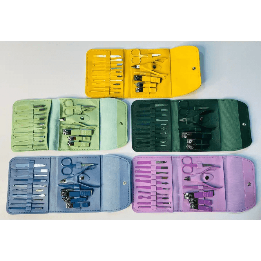 16 pcs Stainless Steel Nail Cutter Tool Box