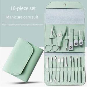 16 pcs Stainless Steel Nail Cutter Tool Box