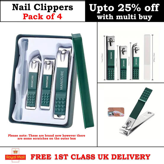 (৪ পিস) Multifunctional Nail Cutter