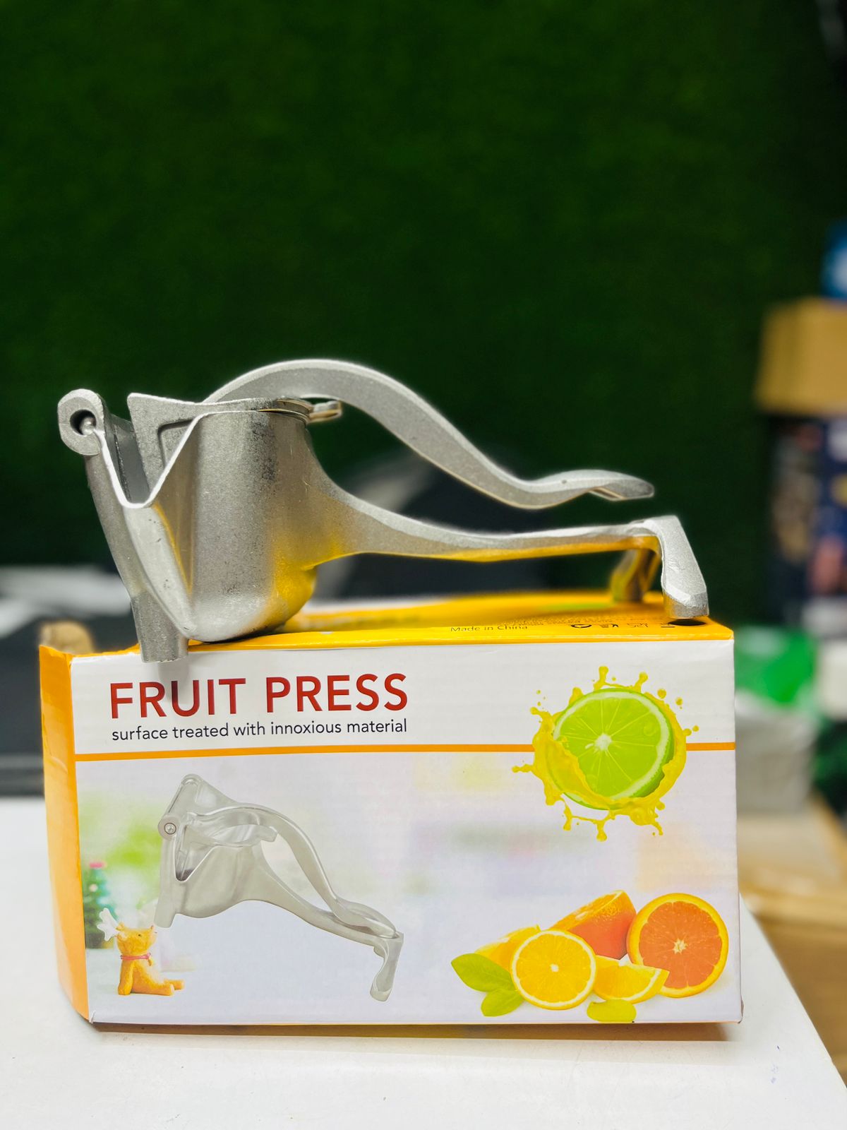 🍊 Manual Fruit Press Juicer – ম্যানুয়াল ফ্রুট প্রেস জুসার (ওজন: ৩৫০ গ্রাম+)