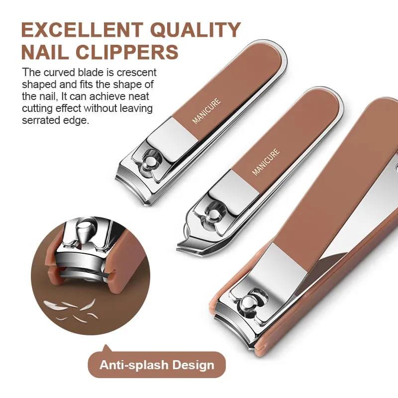 💅 7-in-1 Premium Nail Cutter Set – ৭ পিসের প্রিমিয়াম নেইল কাটার সেট ✨