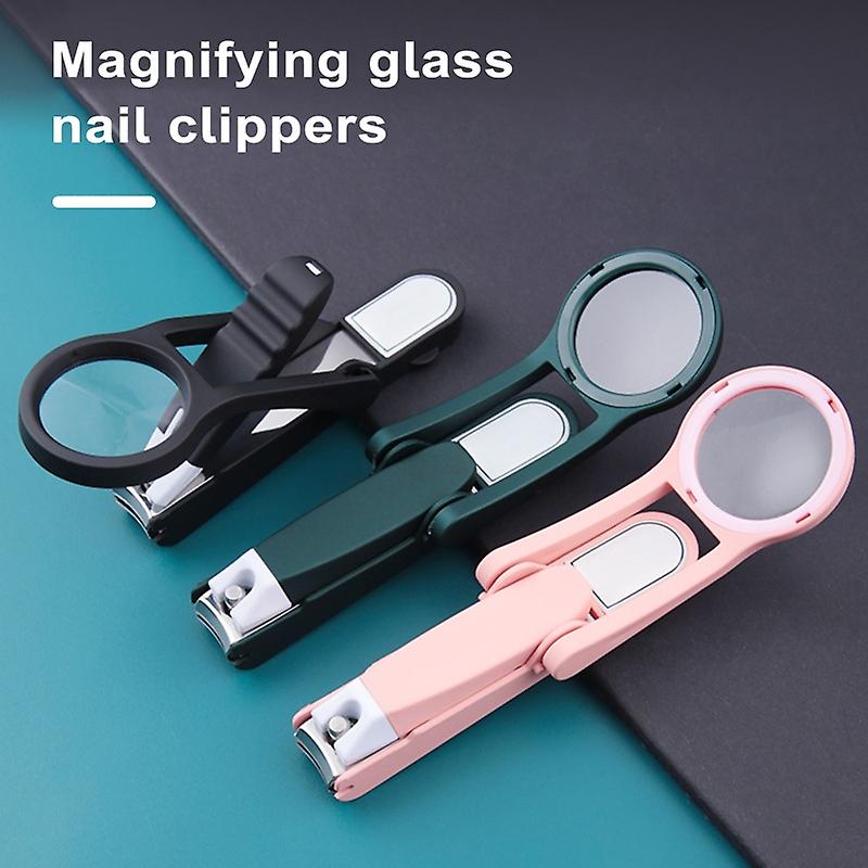 Nail Cutter with Magnifying Glass