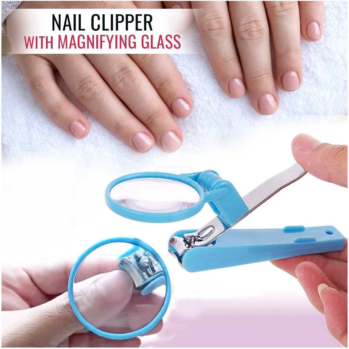 Nail Cutter with Magnifying Glass
