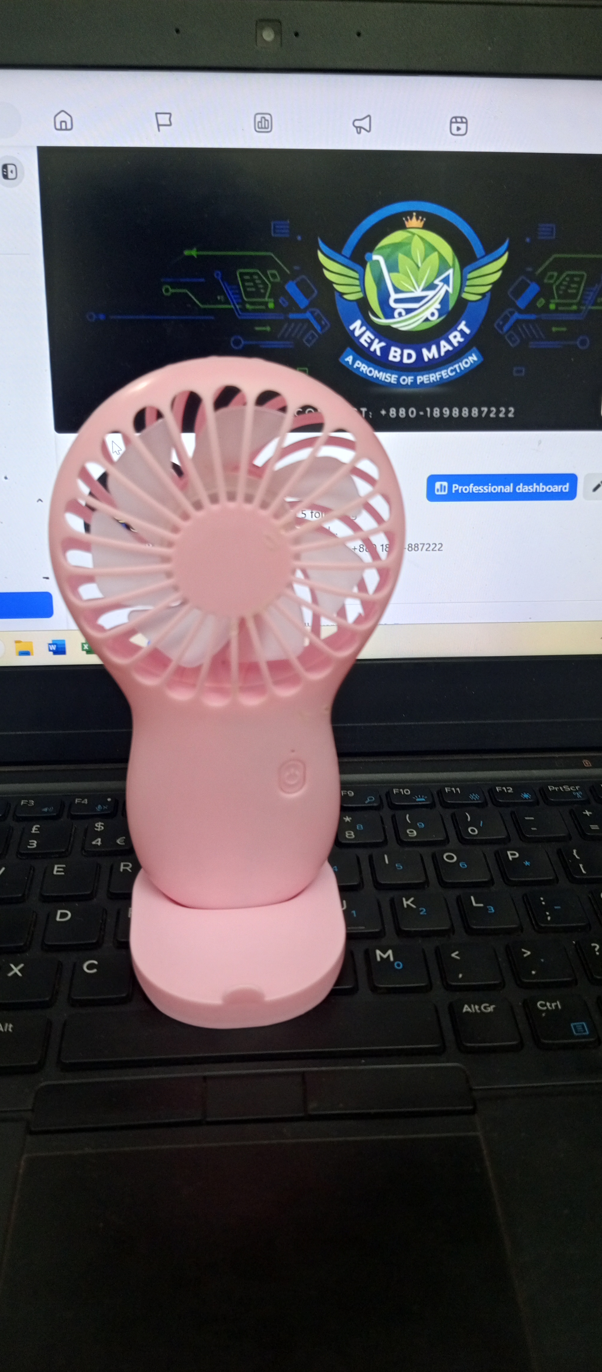 Small Fan Rechargeable Battery Pocket Size