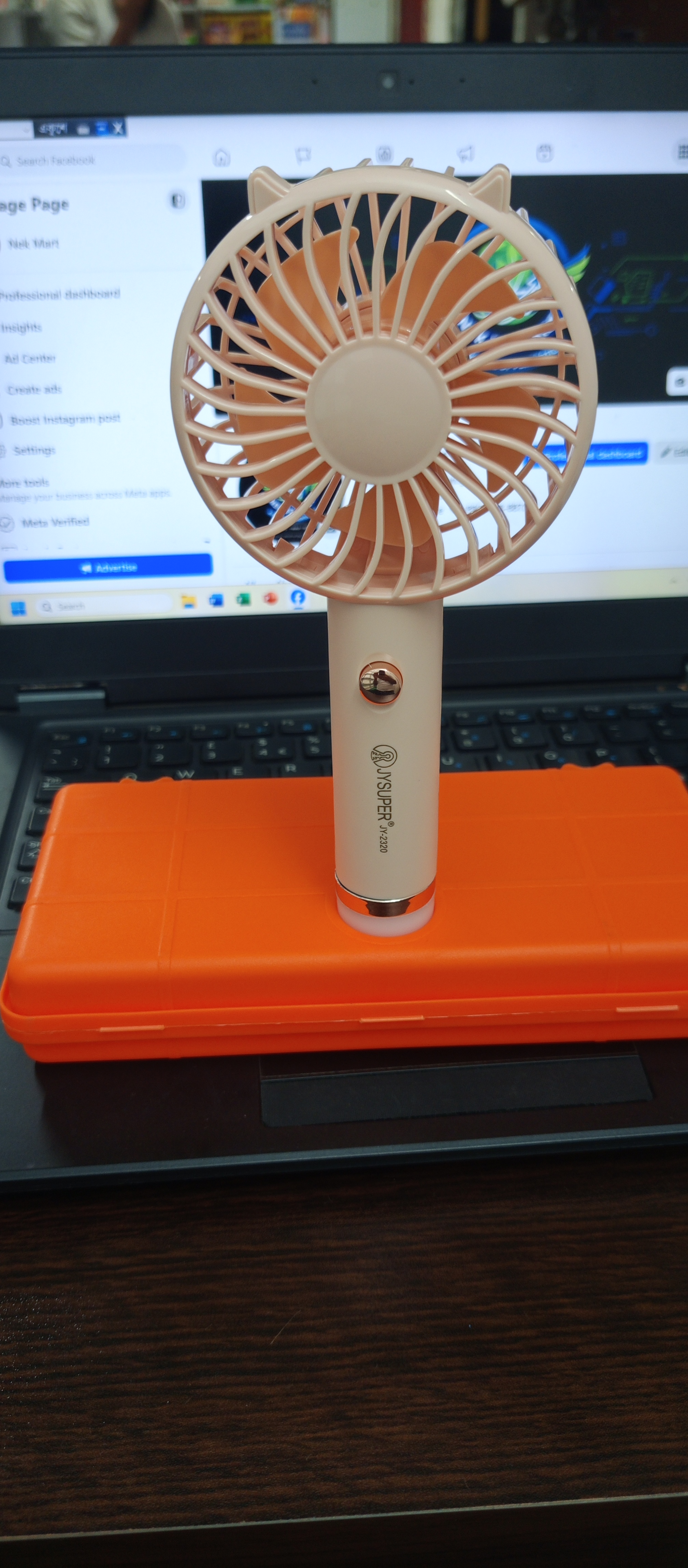 New Multifunctional Mini fan with led JY SUPER 2320