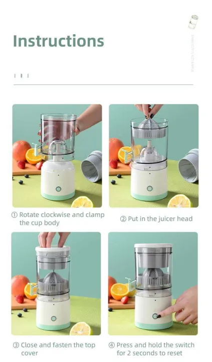 Portable Multifunctional Electric Juicer (Lemon)! 🍋⚡