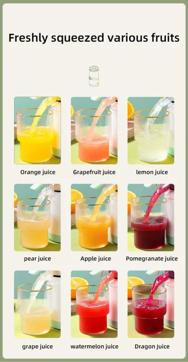 Portable Multifunctional Electric Juicer (Lemon)! 🍋⚡