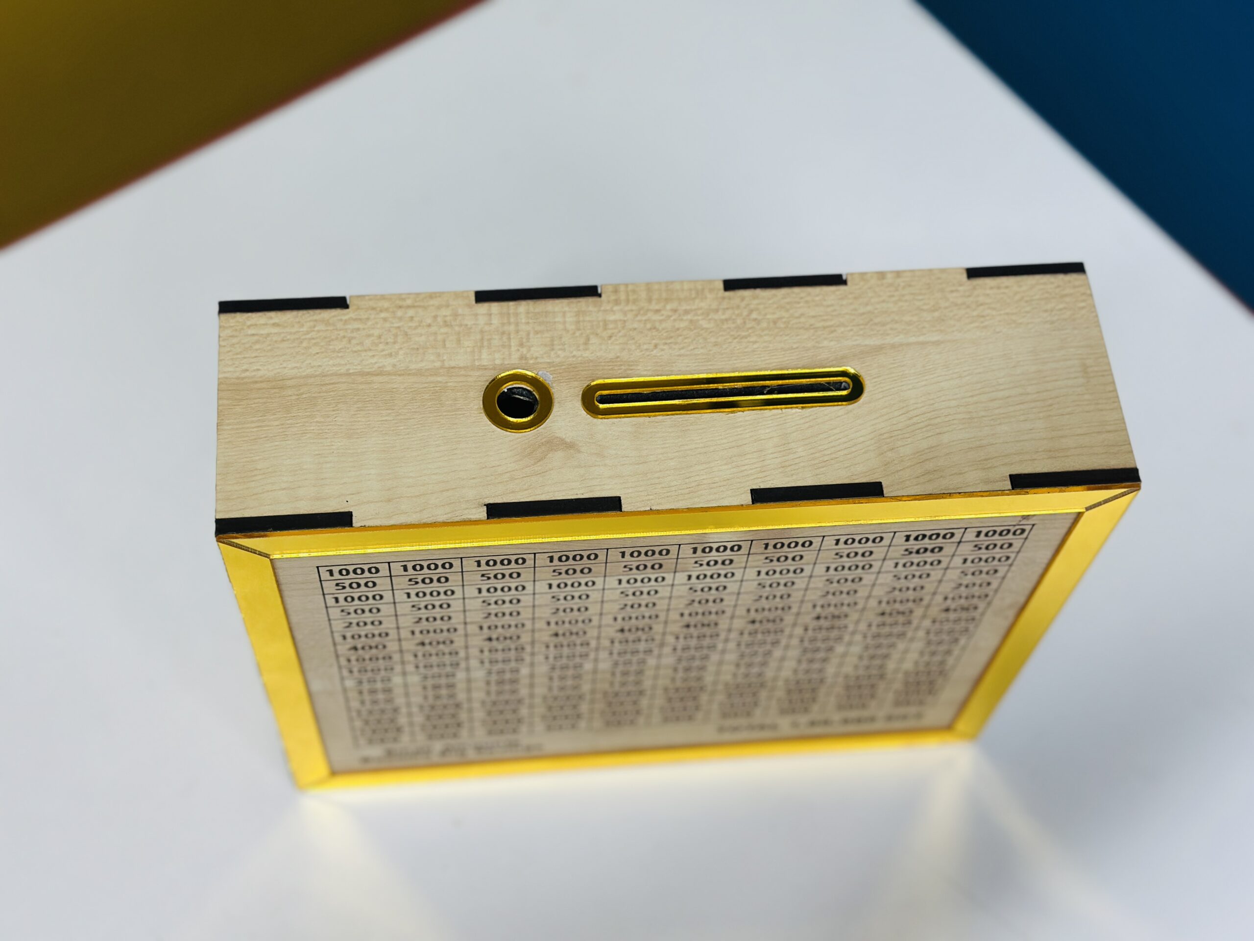💰 Wooden Savings Box – 1 Lakh BDT সেভিংস বক্স