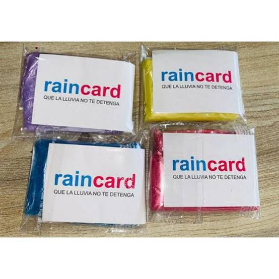 🌧️✨  RainCard Pocket Raincoat!