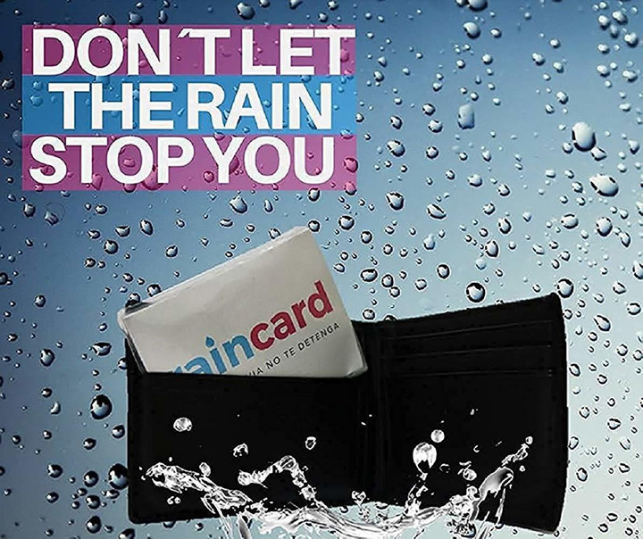 🌧️✨  RainCard Pocket Raincoat!