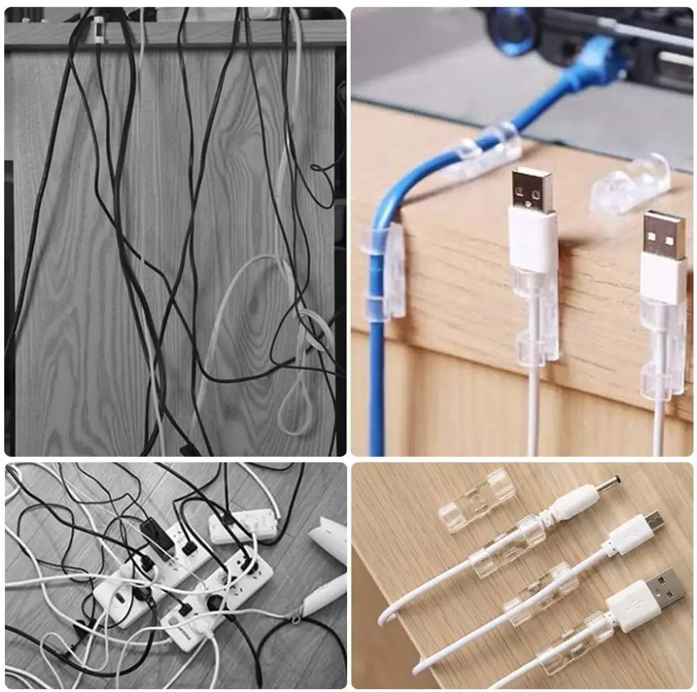 Smart Transparent Cable Clip