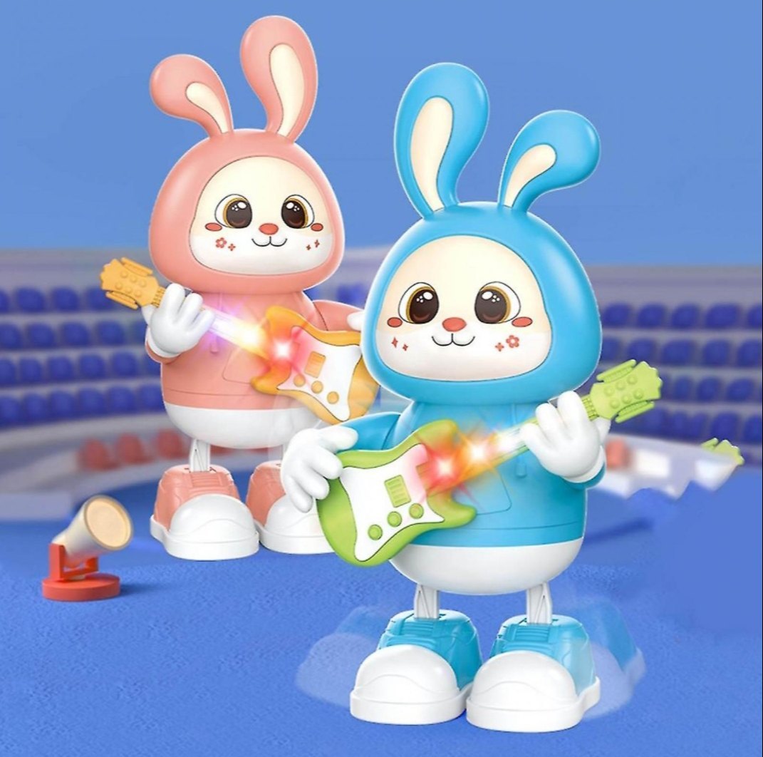 Dancing Rabbit Toy with Gitter