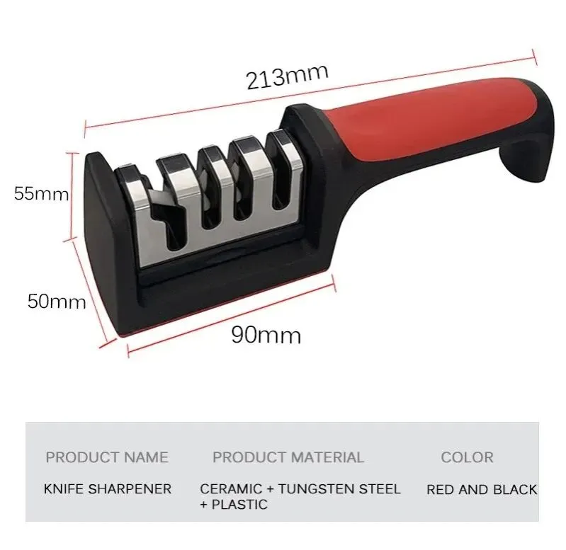 🔪 3 Stage Knife Sharpener – ৩ স্টেজ নাইফ শার্পনার