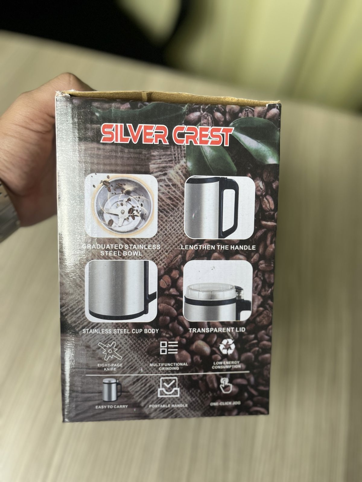 Silver Crest Stainless Steel Blender – 4000