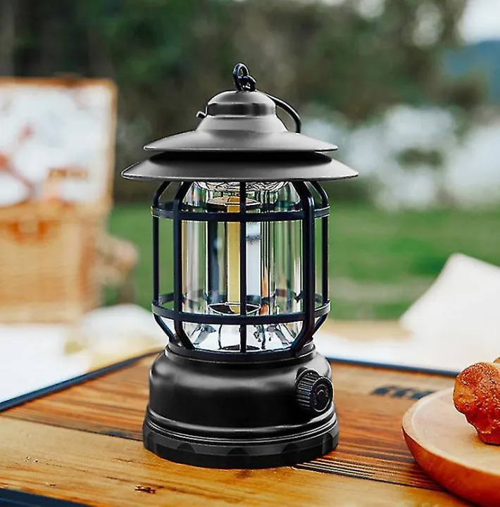 Retro Camping LED Lantern Lamp
