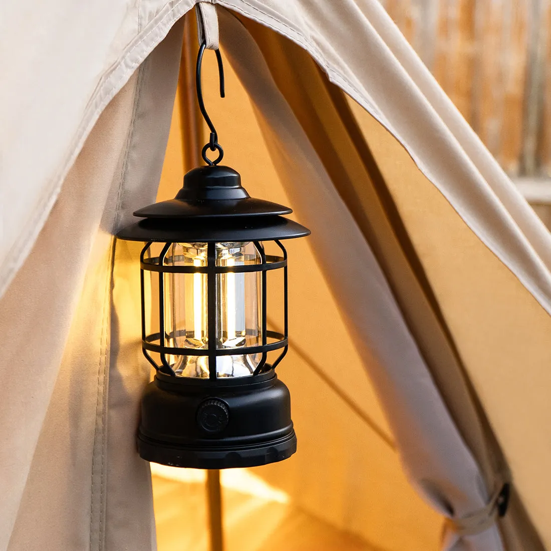 Retro Camping LED Lantern Lamp