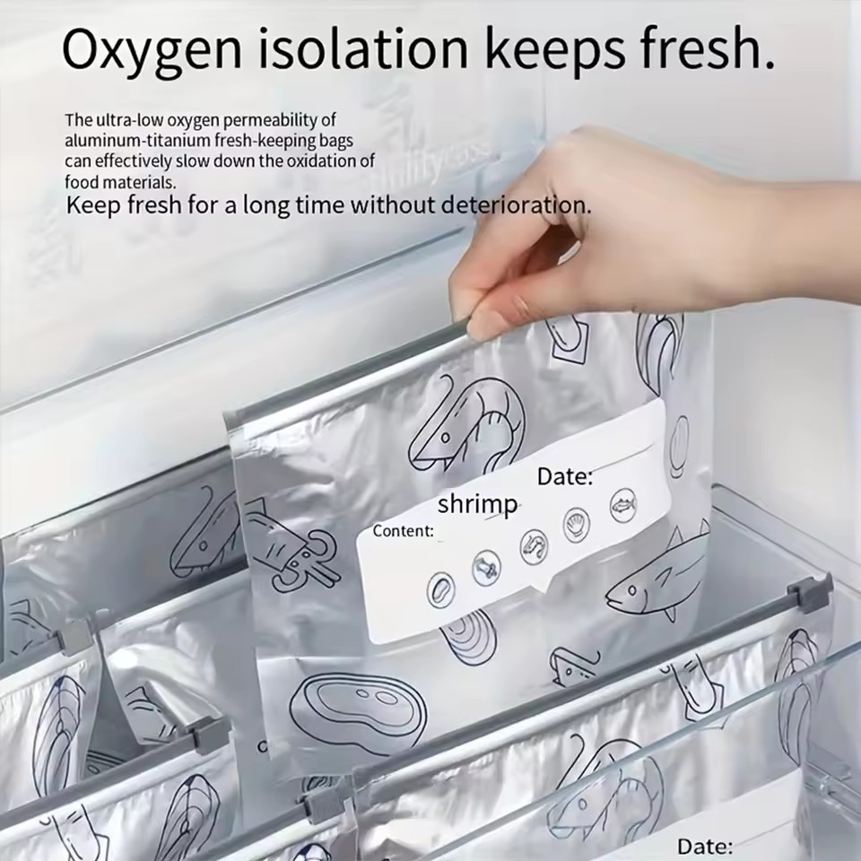 Aluminum Foil Storage Bags( L Size ) 25.4 cm 27.94 cm