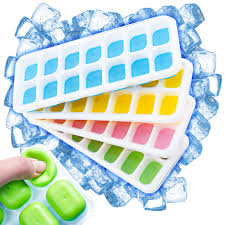 14 Grids Ice Cube Tray With Lid