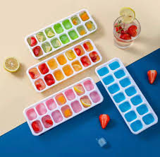 14 Grids Ice Cube Tray With Lid