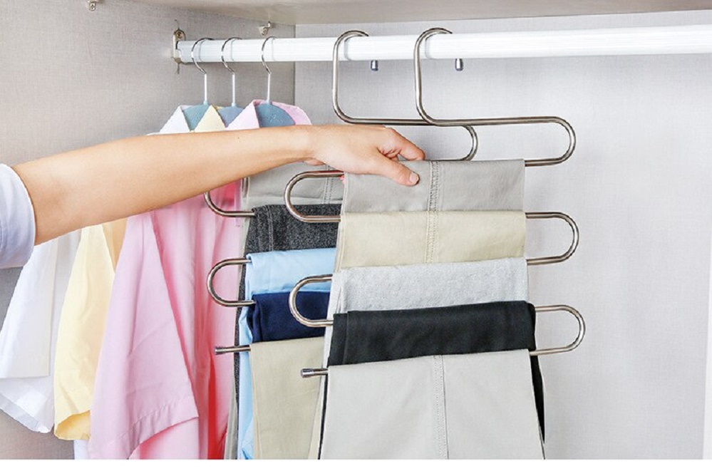 👖 Space Saving Clothes Hanger – স্পেস সেভিং ক্লথস হ্যাঙ্গার ✨