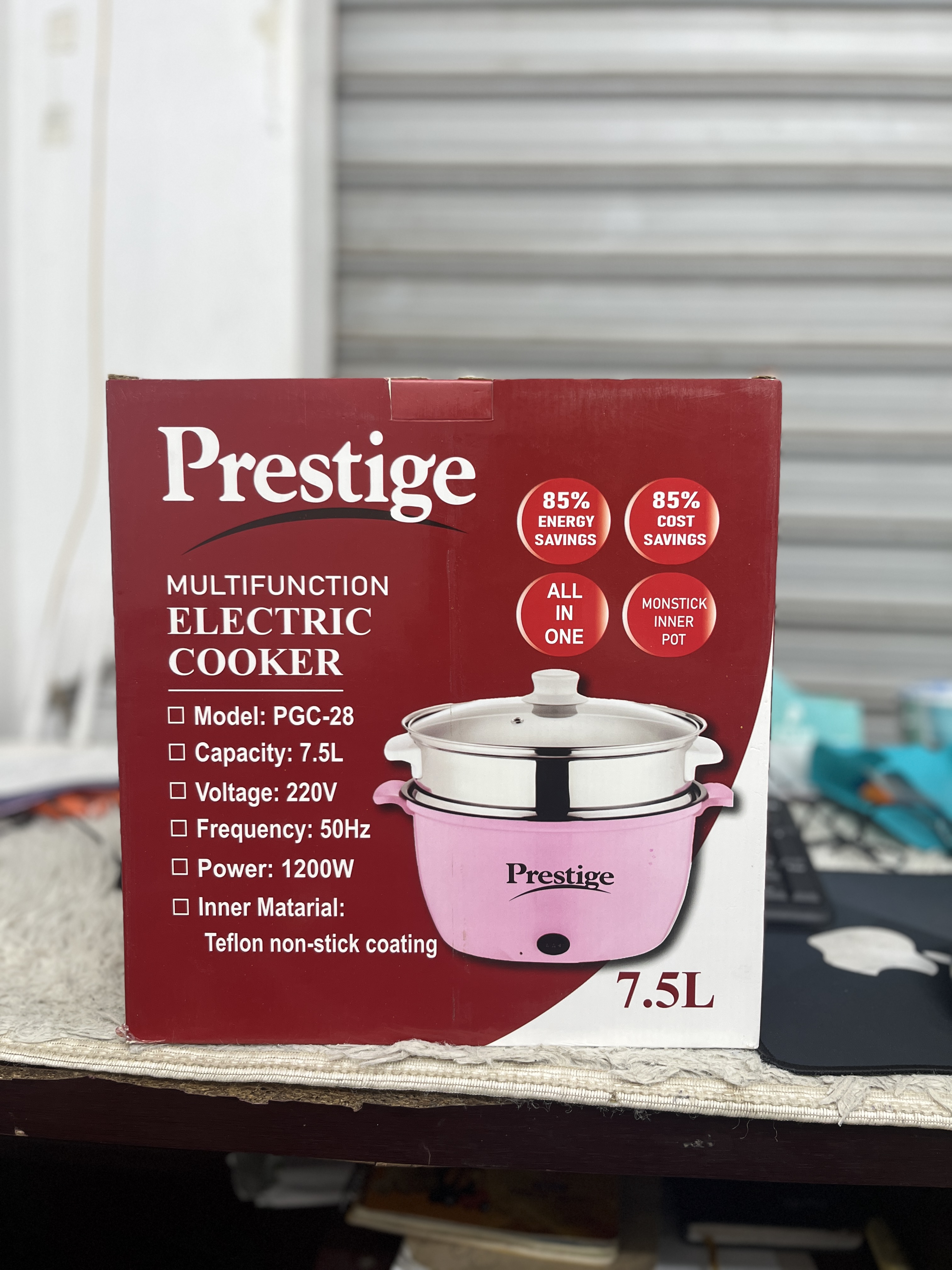 Prestige cooker 7.5 lt