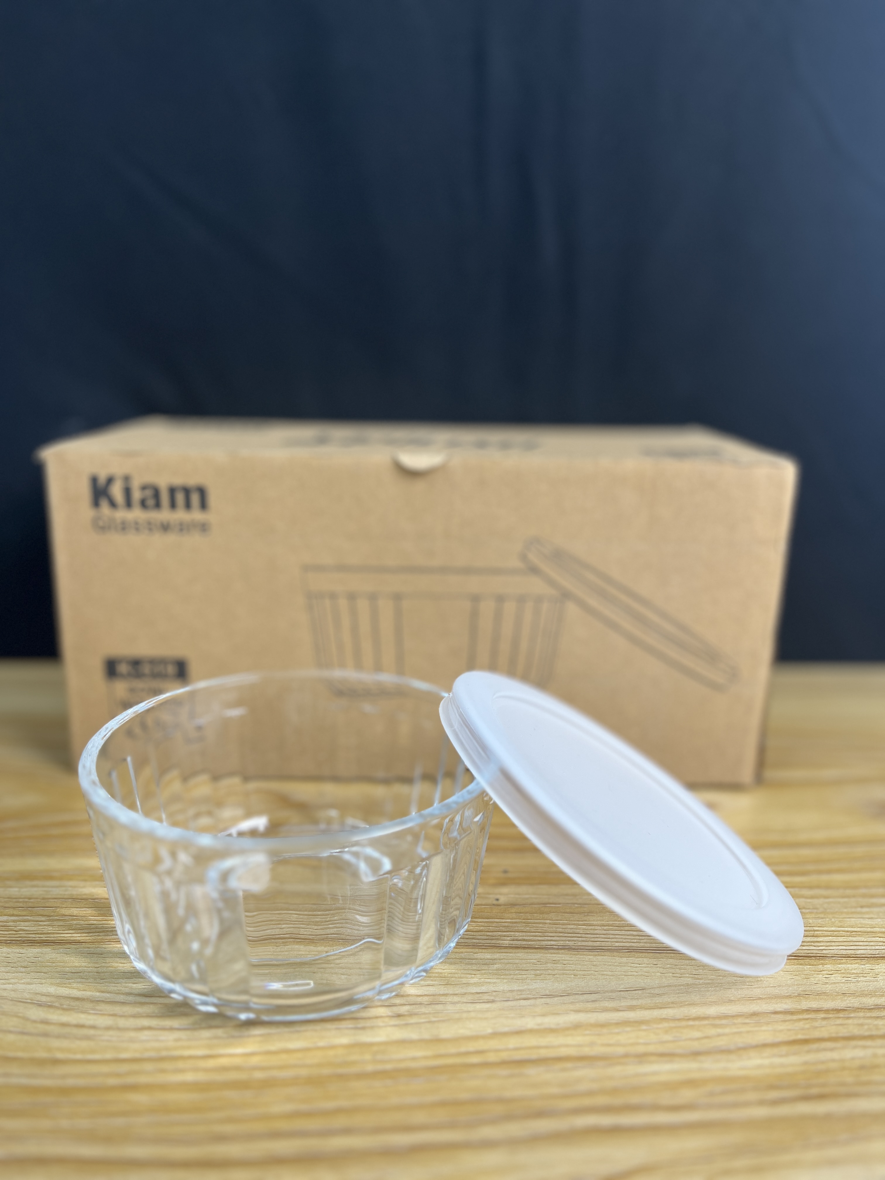 Kiam Crystal Clear Glass Bowl Set (4 Pcs) – ৪ পিস প্রিমিয়াম গ্লাস বোল সেট 🥣