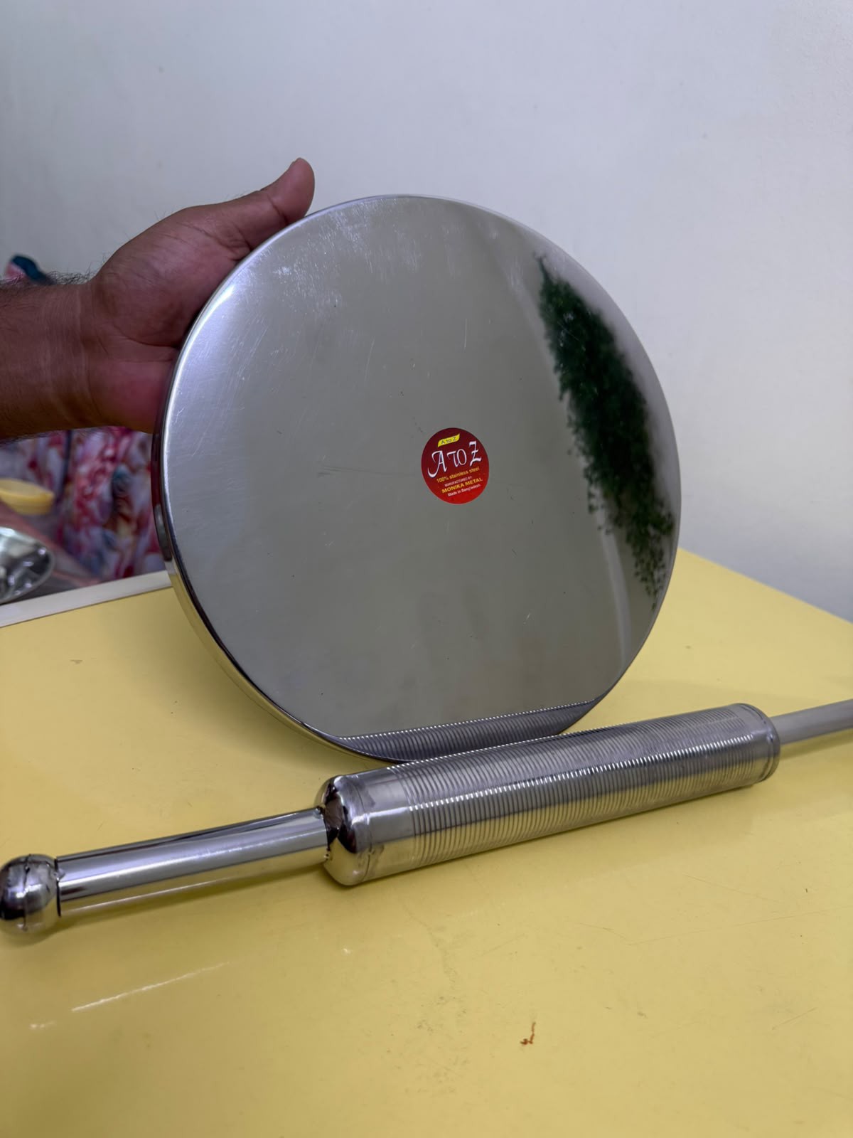 স্টেইনলেস স্টিলের  পিড়ি, বেলুনি