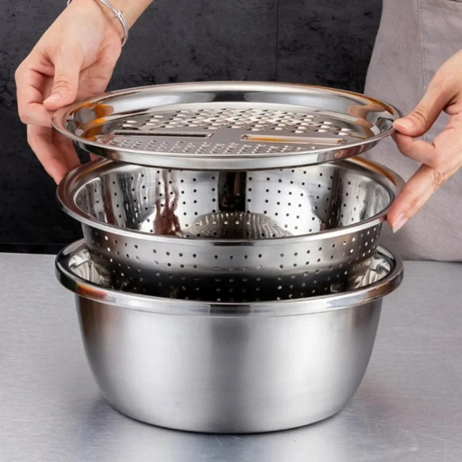 🥗 3 in 1 Vegetable Cutter – ৩ ইন ১ মাল্টিফাংশন ভেজিটেবল কাটার 🪄