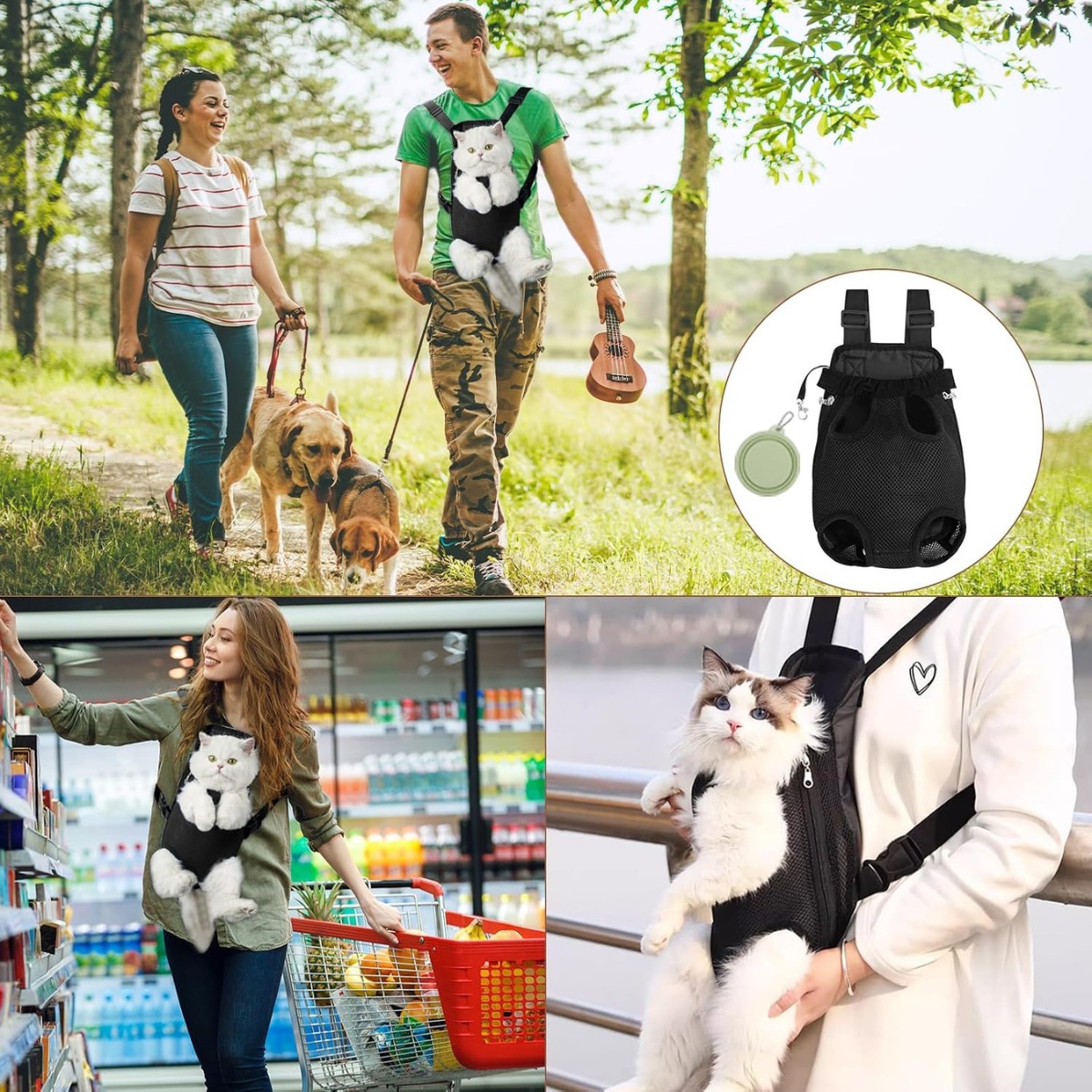 Premium Cat Front Carrier Harness 🐱