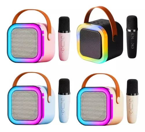 Mini Karaoke Speaker with Wireless  with DoubleMicrophone