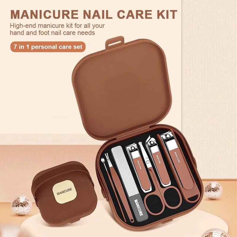💅 7-in-1 Premium Nail Cutter Set – ৭ পিসের প্রিমিয়াম নেইল কাটার সেট ✨