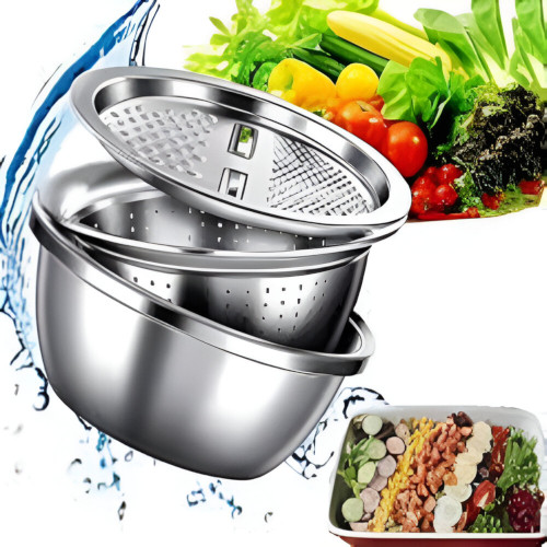 🥗 3 in 1 Vegetable Cutter – ৩ ইন ১ মাল্টিফাংশন ভেজিটেবল কাটার 🪄