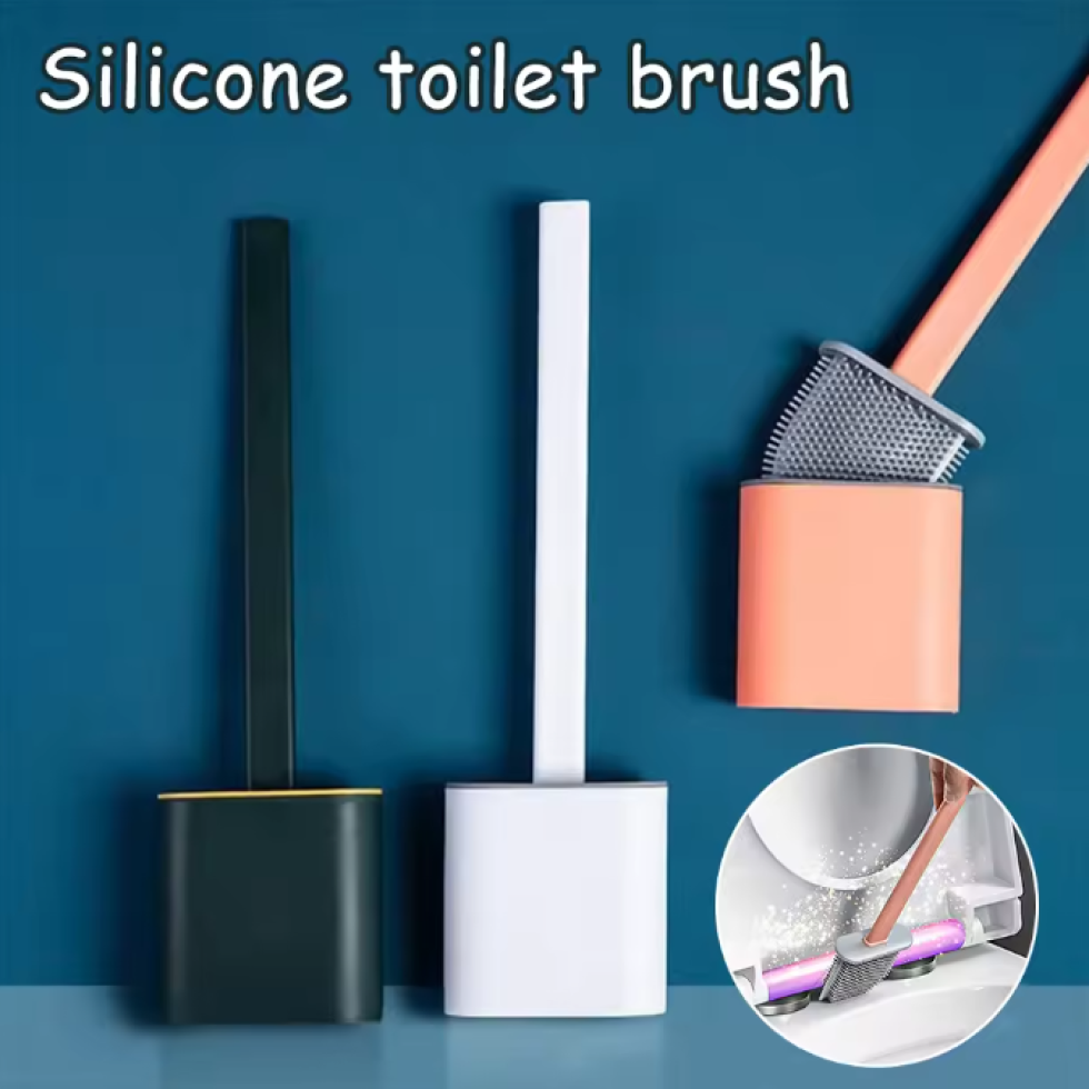 🚽 Silicone Toilet Brush – সিলিকন টয়লেট ব্রাশ 🪄