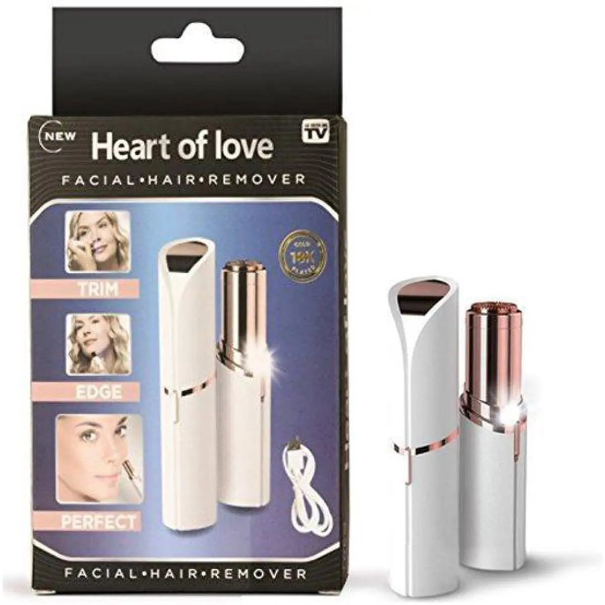 Rechargable Flawless Facial Hair Remover Machine