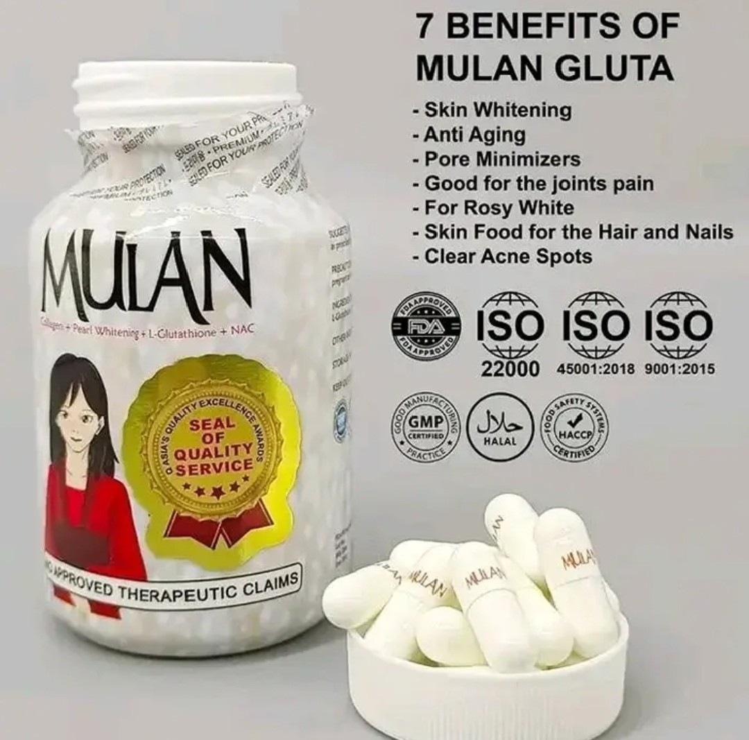 Mulan 4 In 1 Whitening X30 Capsule