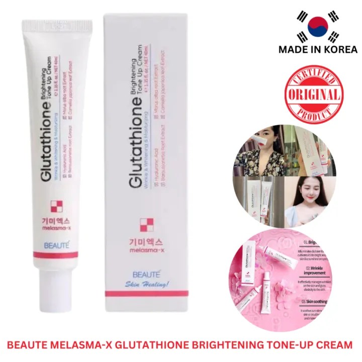 Glutathione Brightening Tone Up Cream Beaute Melasma-X Korea