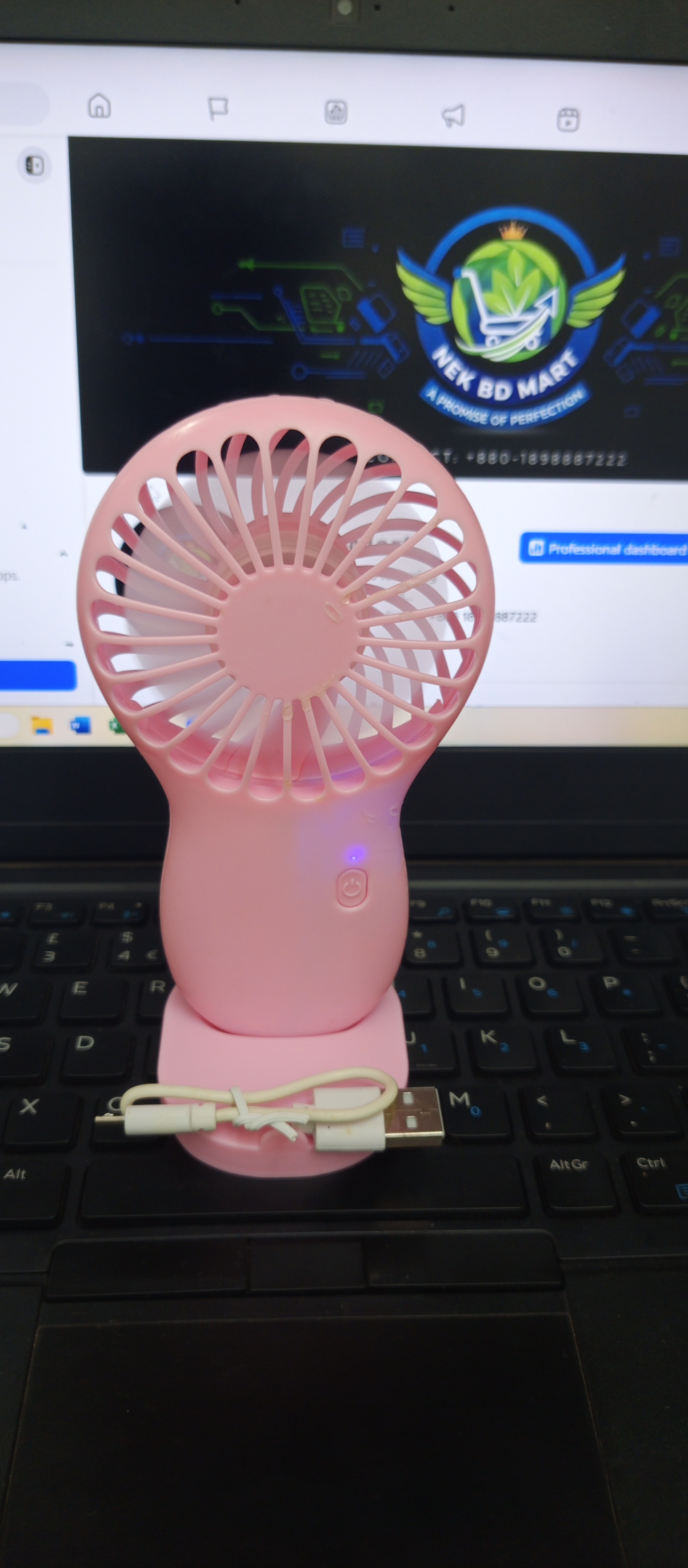 Small Fan Rechargeable Battery Pocket Size