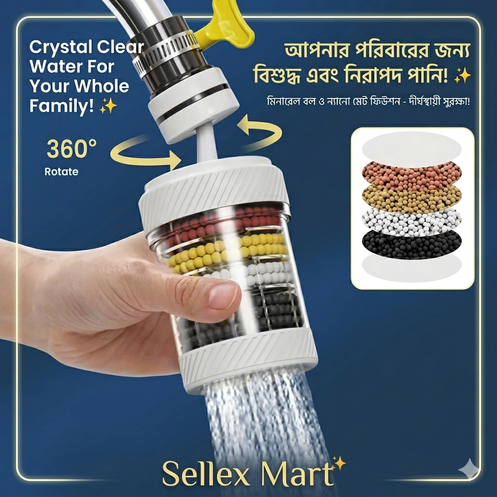 Tap Head Water Filter – 360°
