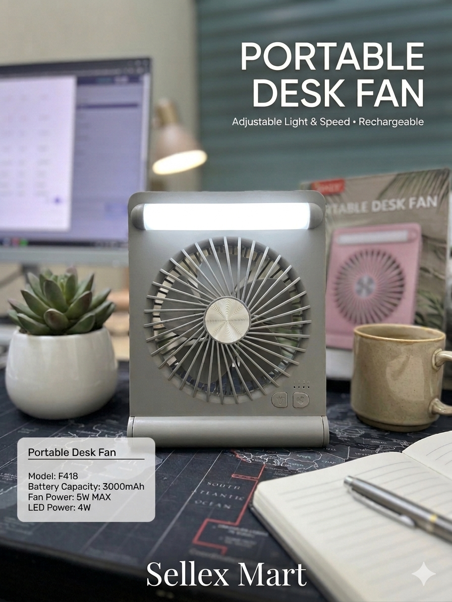Mini Portable Desk Fan