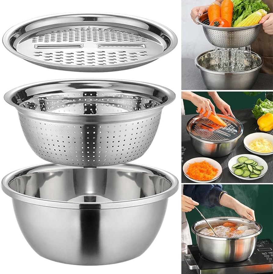 🥗 3 in 1 Vegetable Cutter – ৩ ইন ১ মাল্টিফাংশন ভেজিটেবল কাটার 🪄