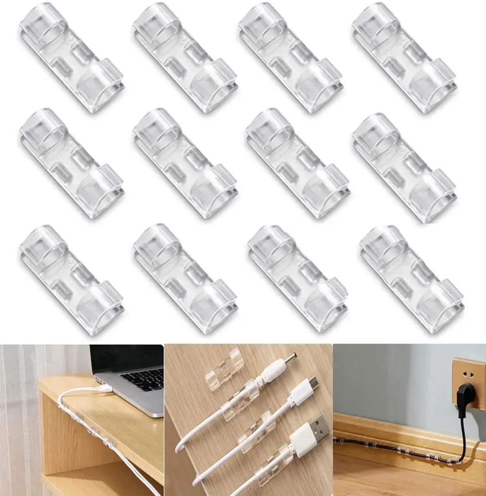 Smart Transparent Cable Clip