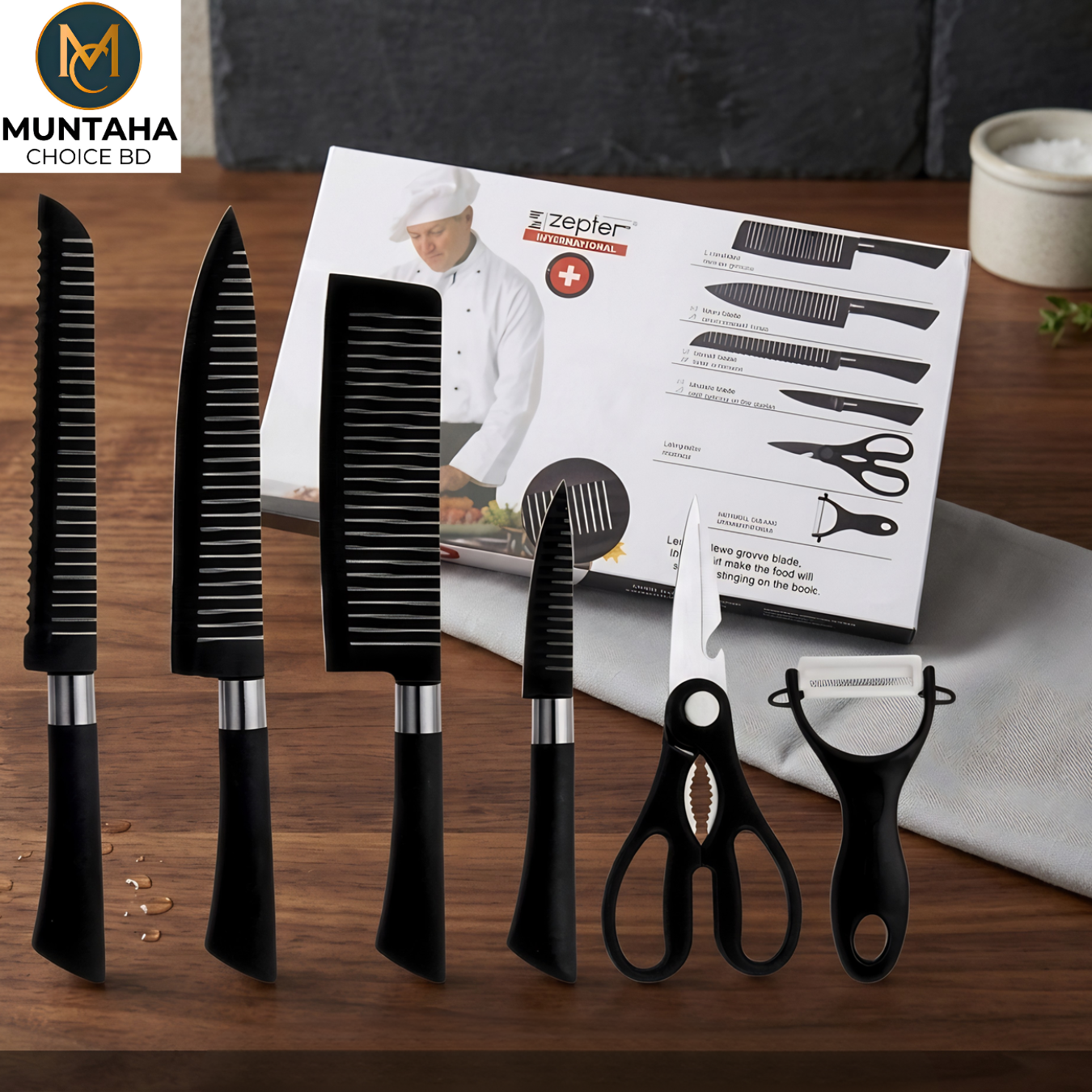 Zepter International 6pcs Premium Kitchen Knife Set