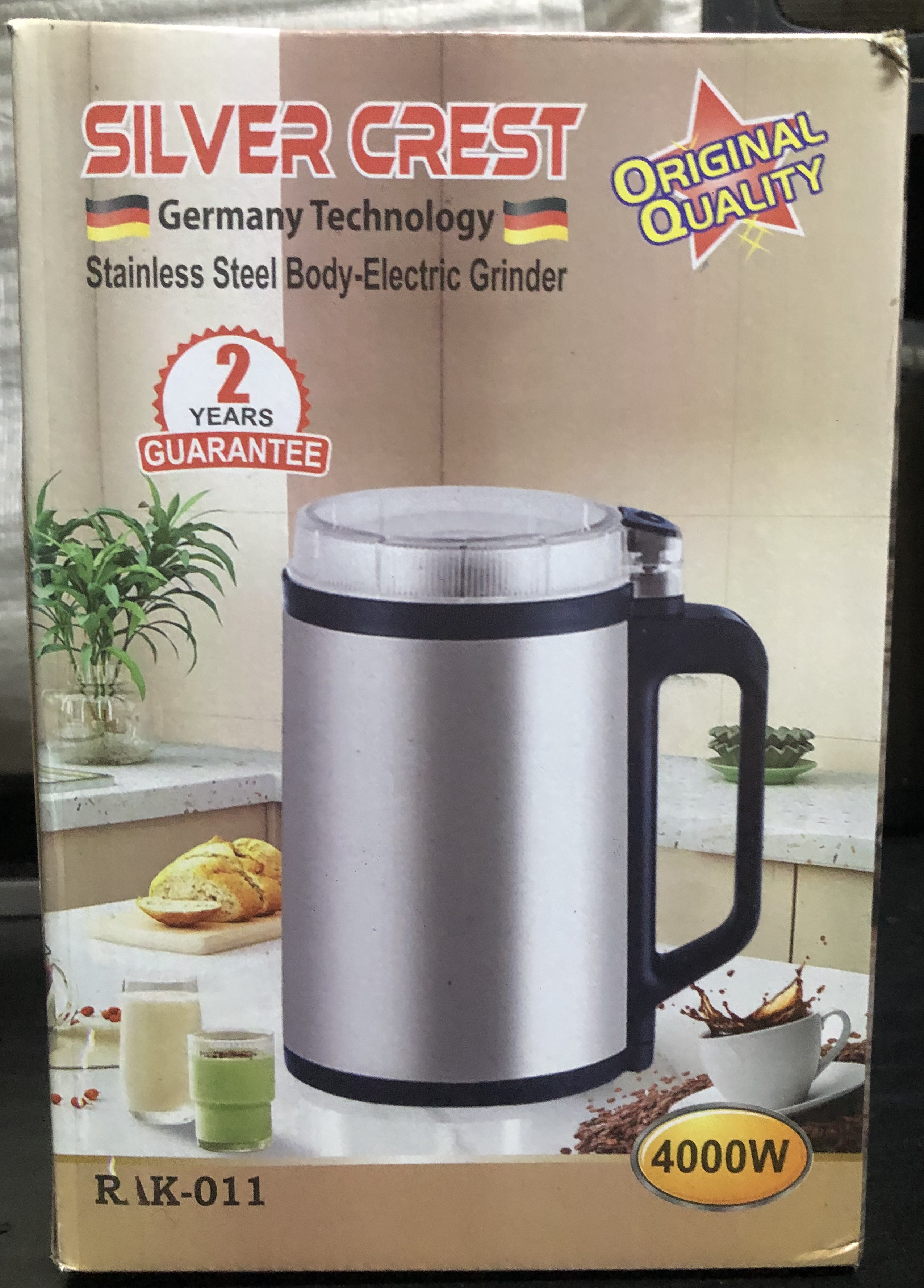 Silver Crest Stainless Steel Blender – 4000