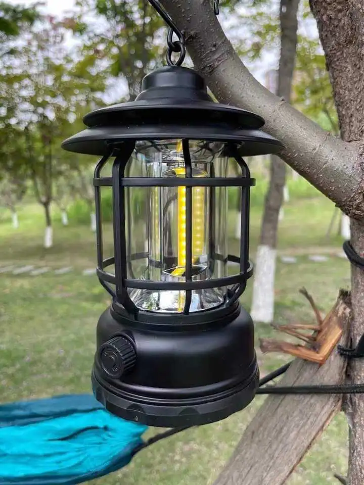 Retro Camping LED Lantern Lamp