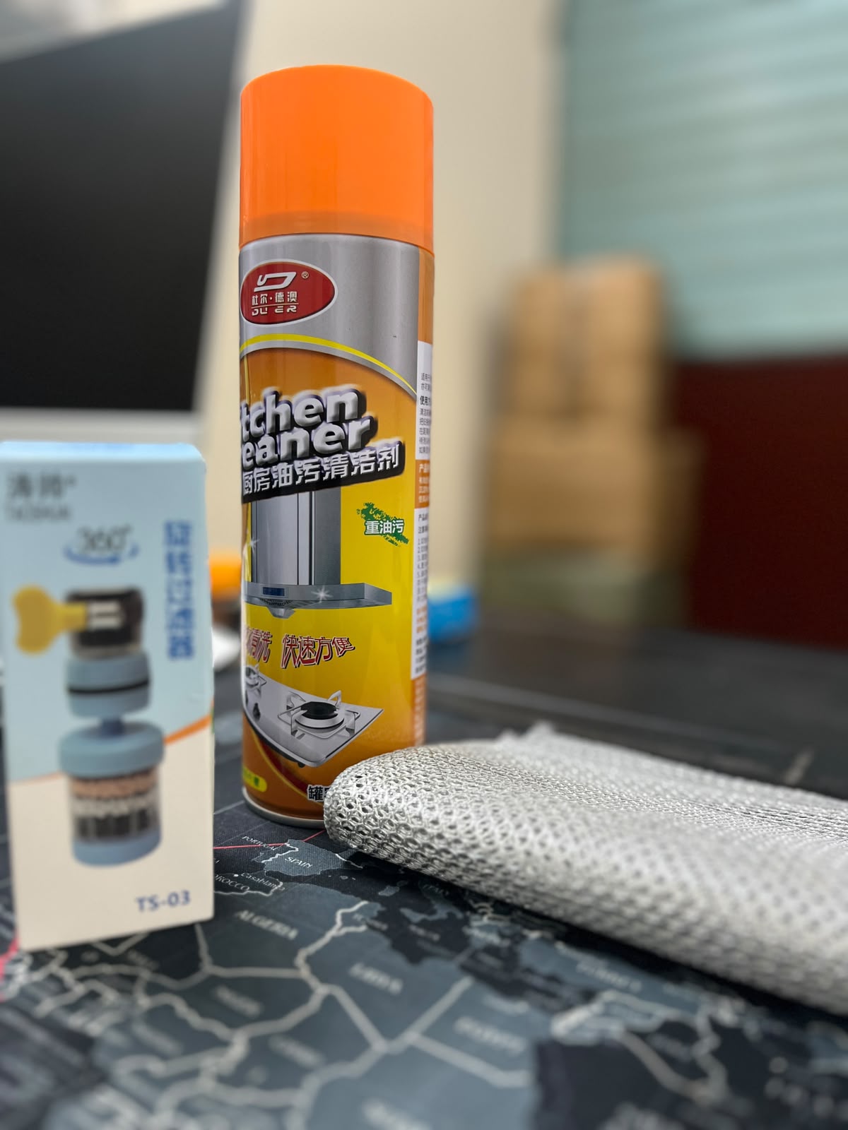 2 in 1 kitchen cleaning care combo
