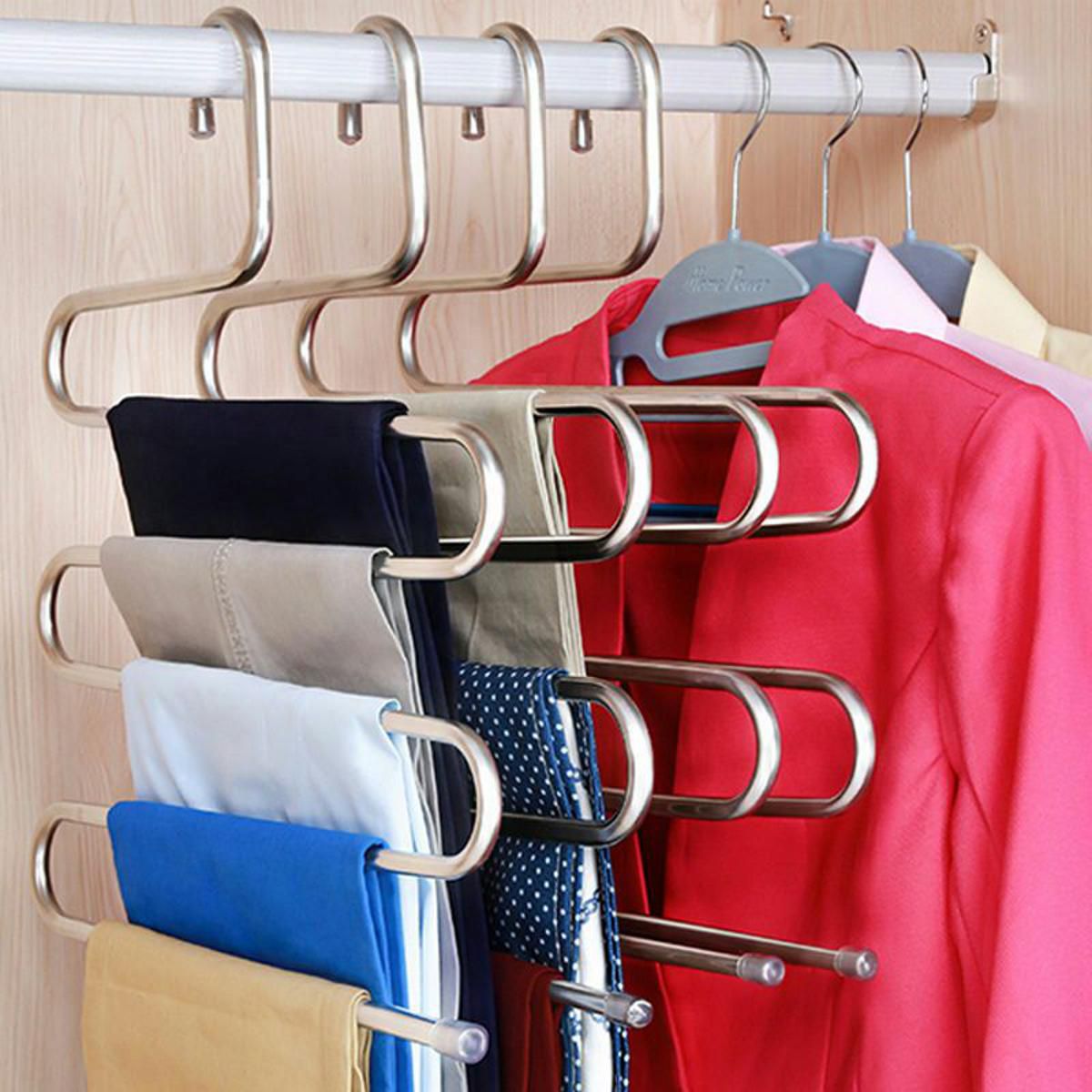 👖 Space Saving Clothes Hanger – স্পেস সেভিং ক্লথস হ্যাঙ্গার ✨