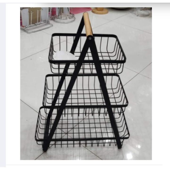 🧺 3-Tier Storage Basket – ৩ স্তরের স্টোরেজ বাস্কেট ✨