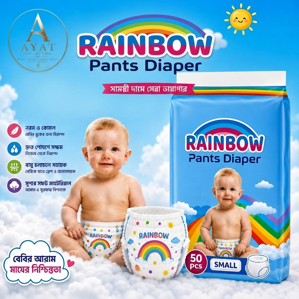 Rainbow Baby Diaper