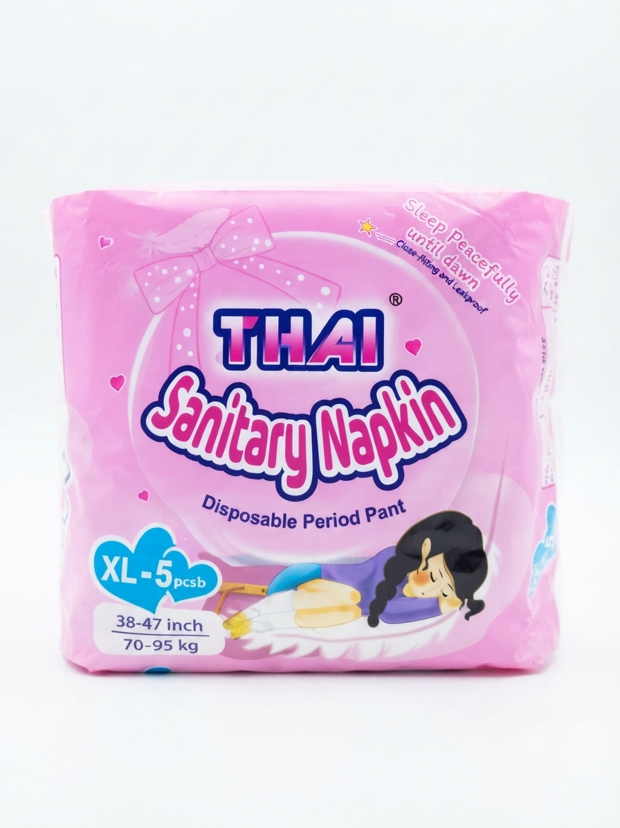 🌸 Thai Sanitary Napkin – Panty Style 🌸